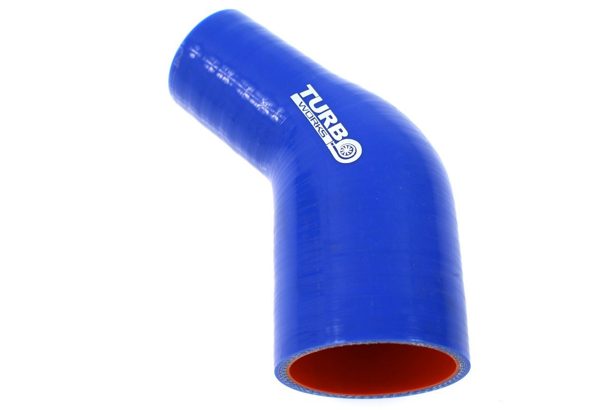 Silikónová hadica - Redukcia 45° Pro Blue 20-25 mm